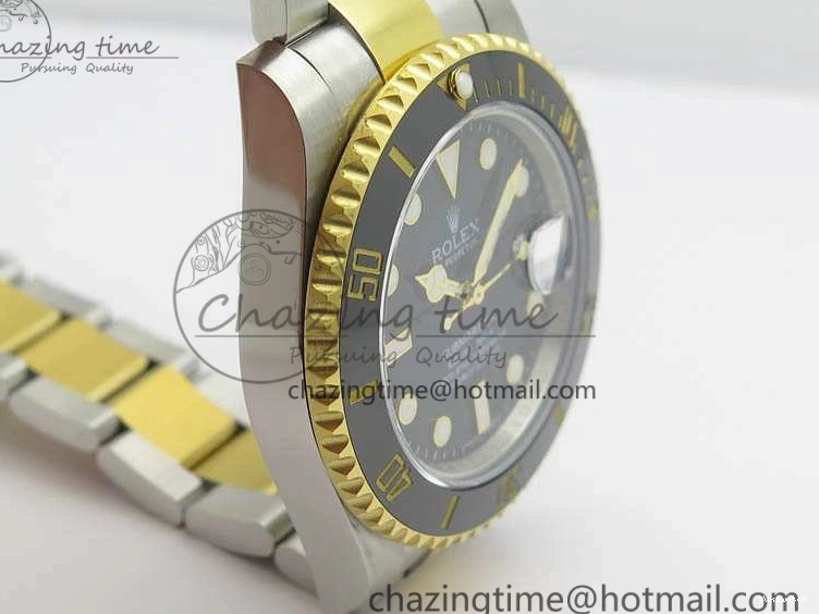 YG 116613LN Noob On Submariner SS Black V5 A2836 Bracelet Dial Edition 1:1 Best 0403